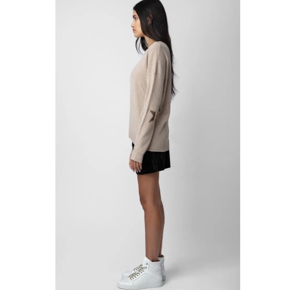 Zadig & Voltaire Cici Patch Cashmere Sweater. - Picture 5 of 14